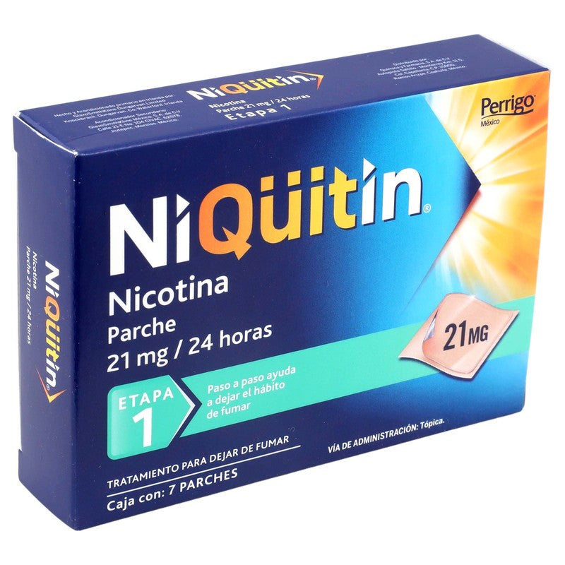 Niquitin Et 1 21 Mg 7 Parche Tópica 7501109768059 2
