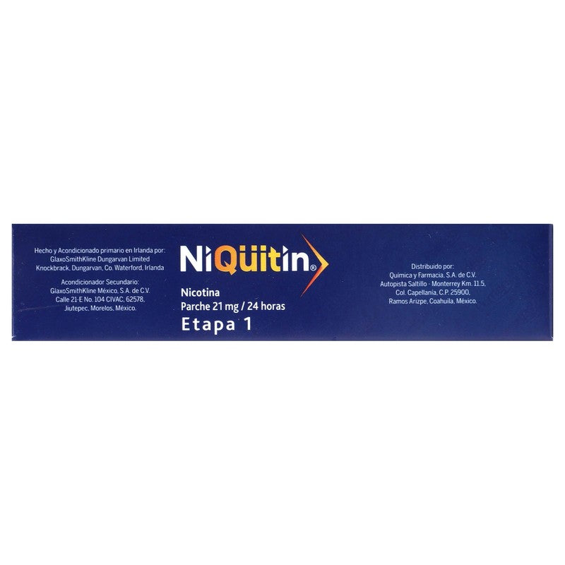 Niquitin Et 1 21 Mg 7 Parche Tópica 7501109768059 5