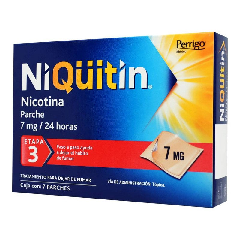 Niquitin Et 3 7 Mg 24H 7 Parches 7501109768073 2