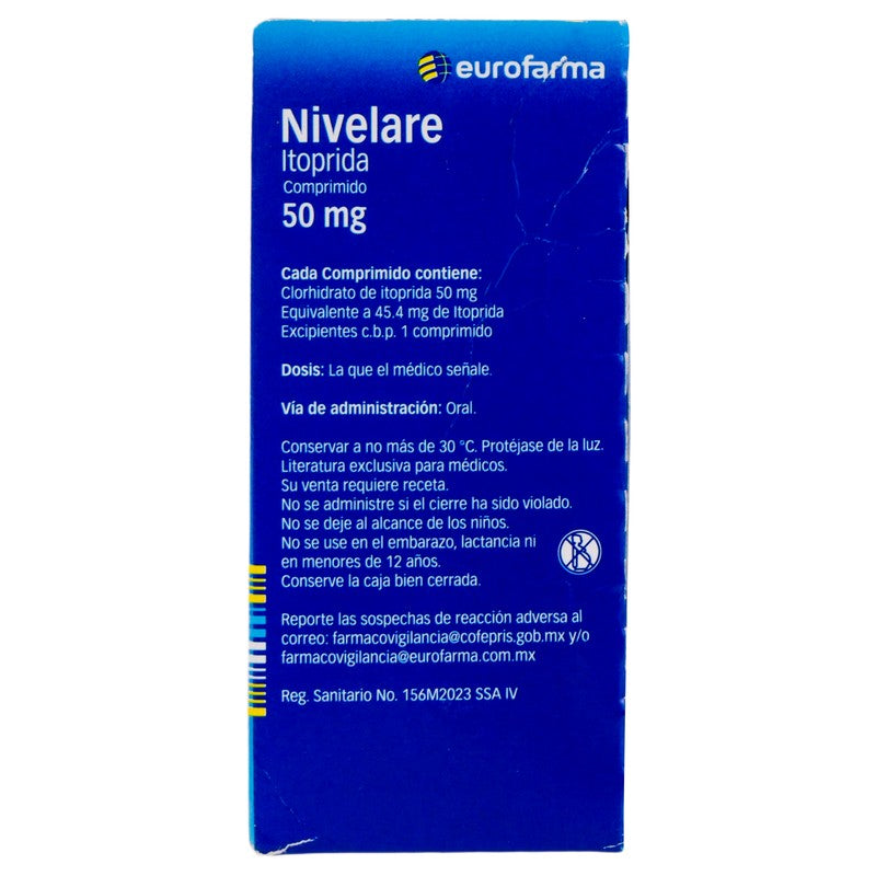 Nivelare 50Mg Con 60 Tabletas 7798016922852 7