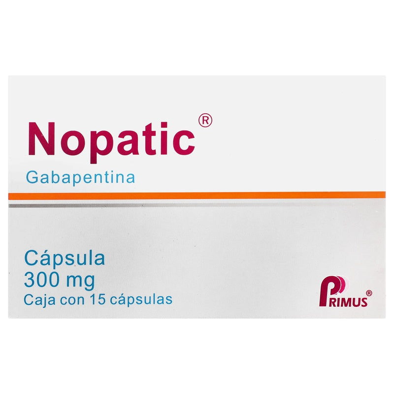 Nopatic 300 Mg Con 15 Capsulas 7502003385304 perfil 6