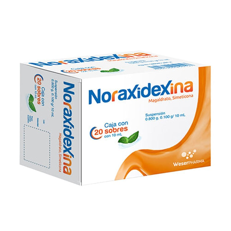 Noraxidexina 0.8 / 0.1 Gr / 10 Ml 10 Ml 20 Sobres Gel