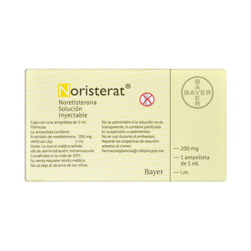 Noristerat 200 Mg / Ml 1 Ml 1 Ampolletas