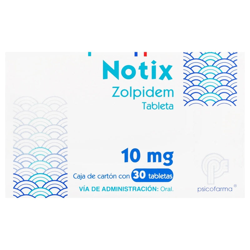 Notix 10 Mg Con 30 Tabletas