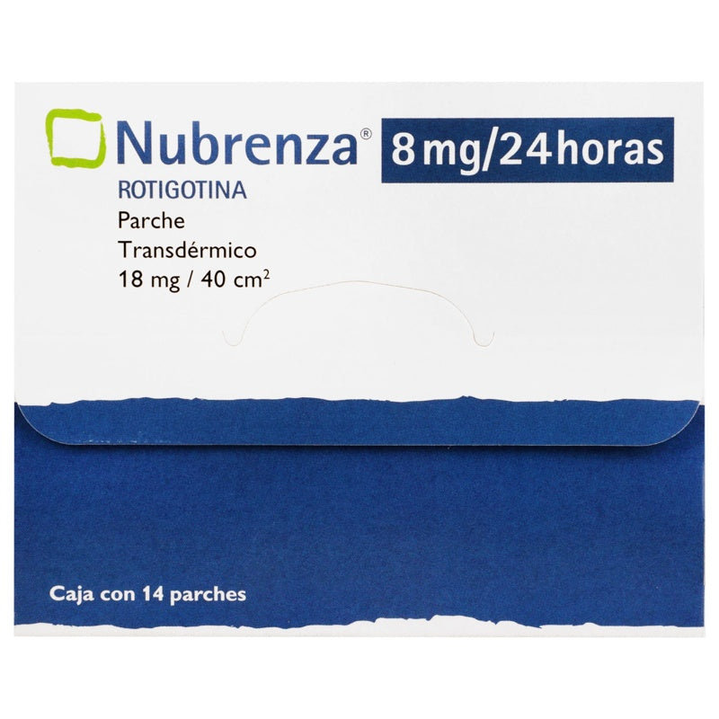 Nubrenza 8 Mg / 24Hr 14 Parche Tópica