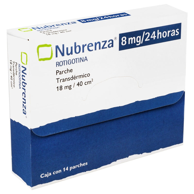 Nubrenza 8 Mg / 24Hr 14 Parche Tópica
