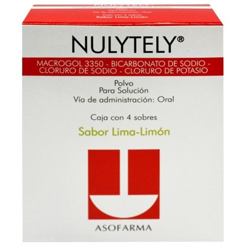 Nulytely Lima Limon 110.1 Gr 4 Sobres Polvo