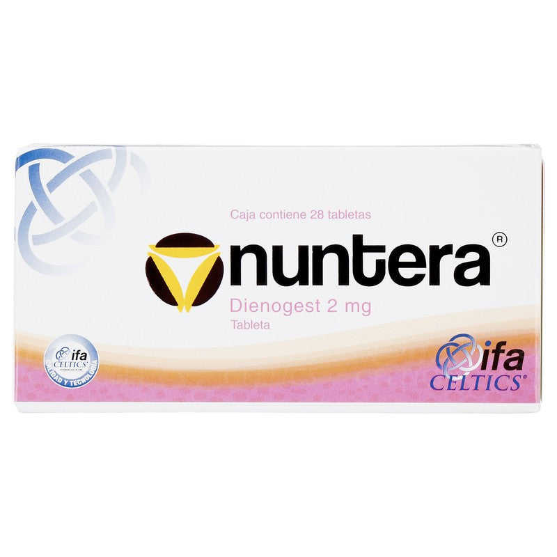 Nuntera 2 Mg Con 28 Tabletas 7501249600516