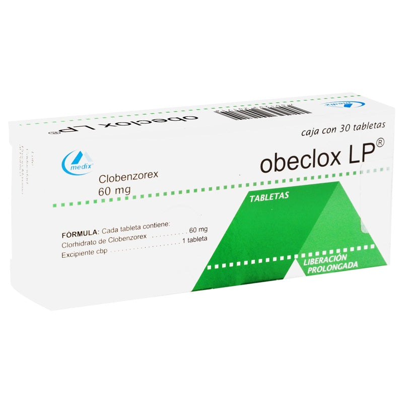 Obeclox 30 Mg Con 60 Tabletas Liberación Prolongada perfil 2