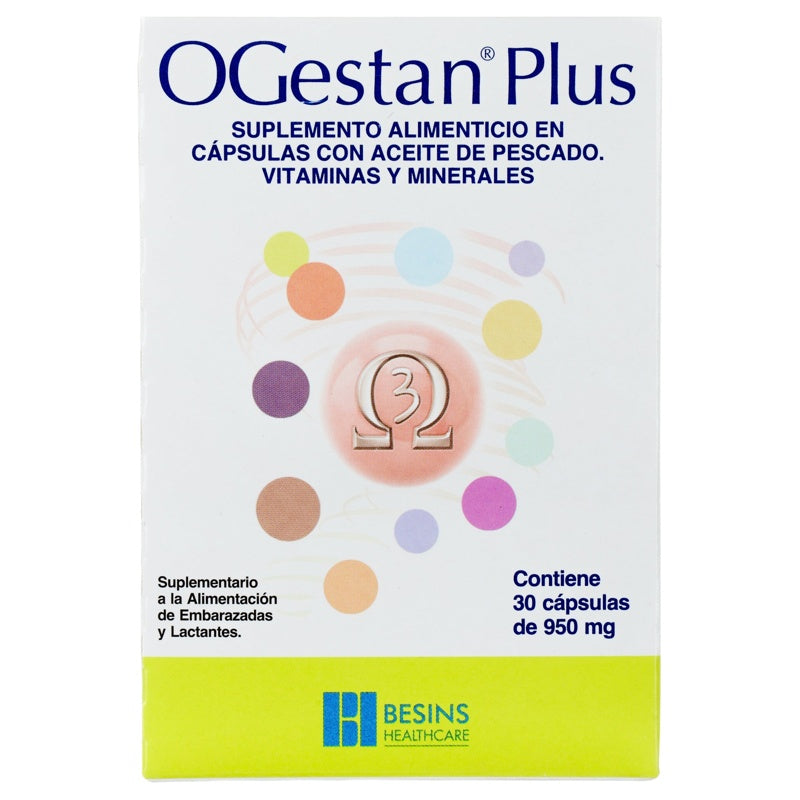 Ogestan Plus 950 Mg Con S Alim 30Capsulas