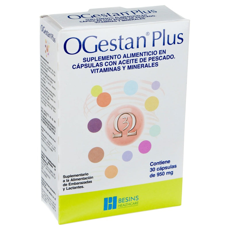 Ogestan Plus 950 Mg Con S Alim 30Capsulas