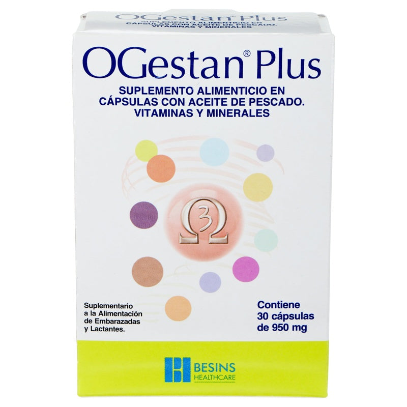 Ogestan Plus 950 Mg Con S Alim 30Capsulas