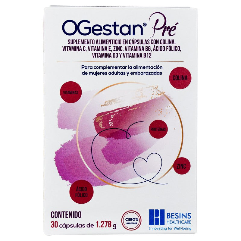 Ogestan Pre 1.278 Gr 30 Capsulas Suplemento Alimenticio 3701217201705