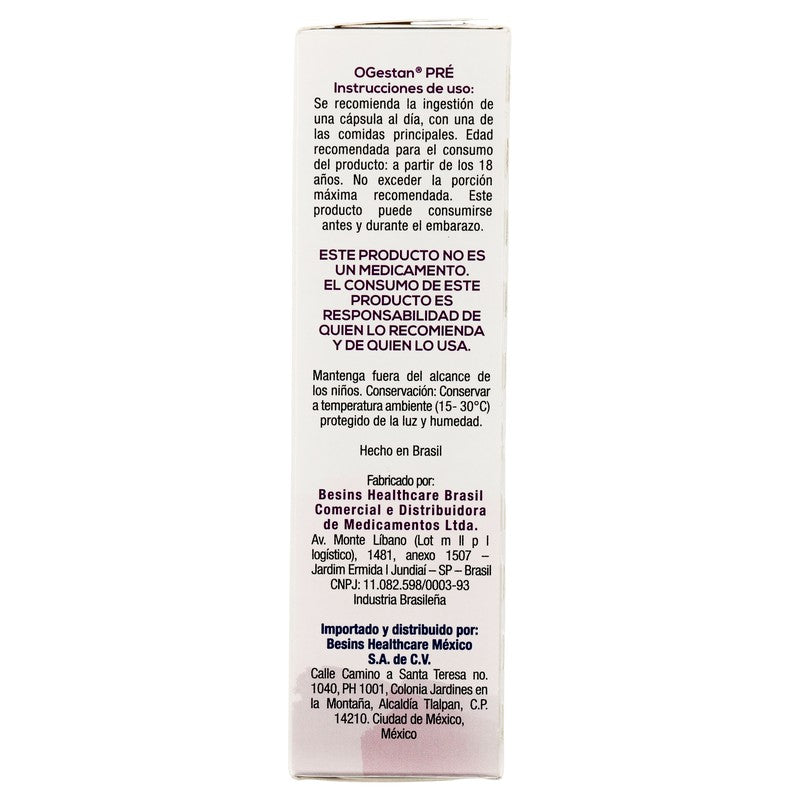 Ogestan Pre 1.278 Gr 30 Capsulas Suplemento Alimenticio 3701217201705 5