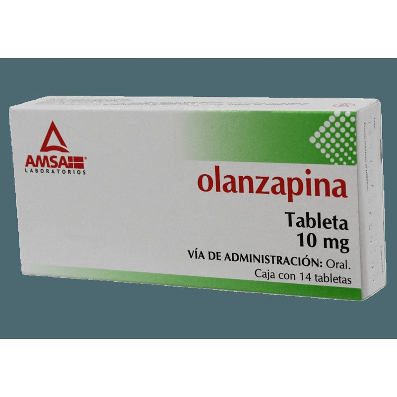 Olanzapina 10 Mg Con 14 Tabletas Amsa