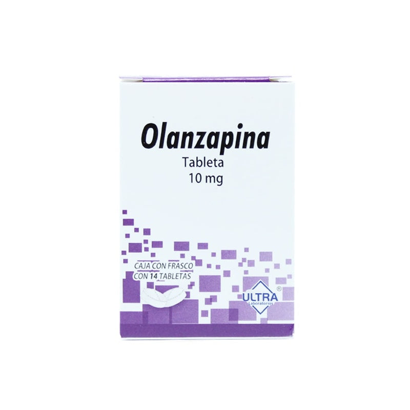 Olanzapina 10 Mg Con 14 Tabletas Ultra