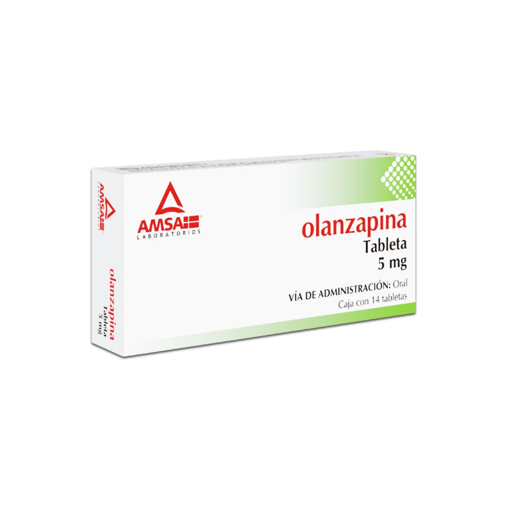 Olanzapina 5 Mg Con 14 Tabletas 7501349028470