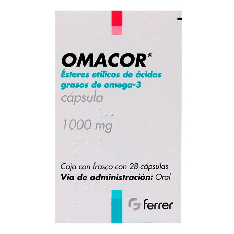 Omacor 1000 Mg Con 28 Capsulas