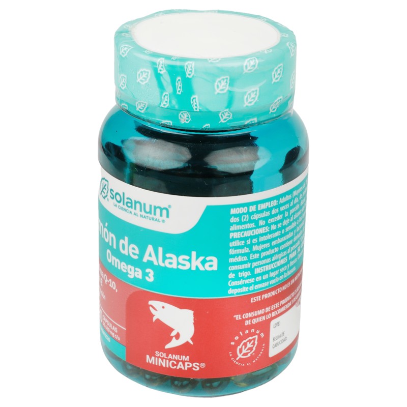 Omega 3  Salmon Alaska  Vitamina E  Q10 620 Mg Con 120 Capsulas Suplemento Alimenticio 7503023641043 6