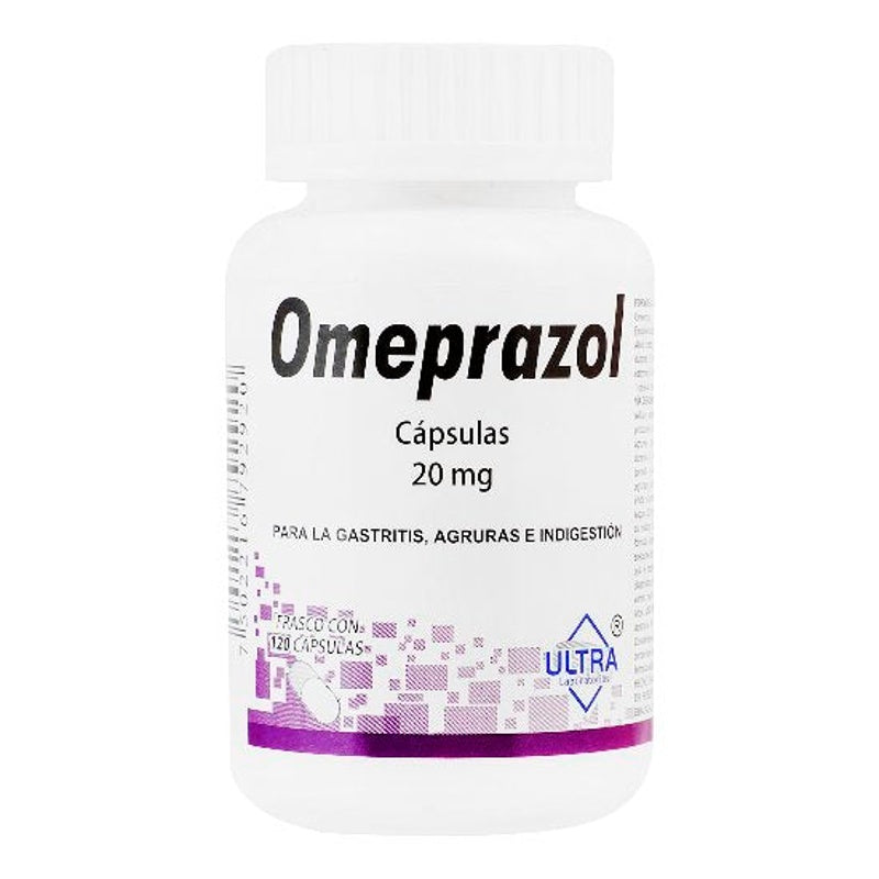 Omeprazol 20 Mg Con 120 Capsulas Ultra