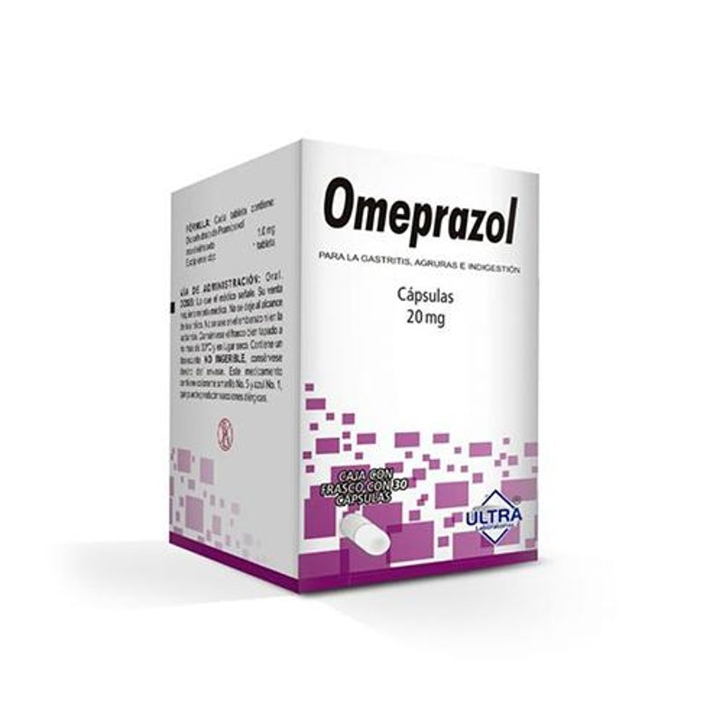 Omeprazol 20 Mg Con 30 Capsulas Avivia