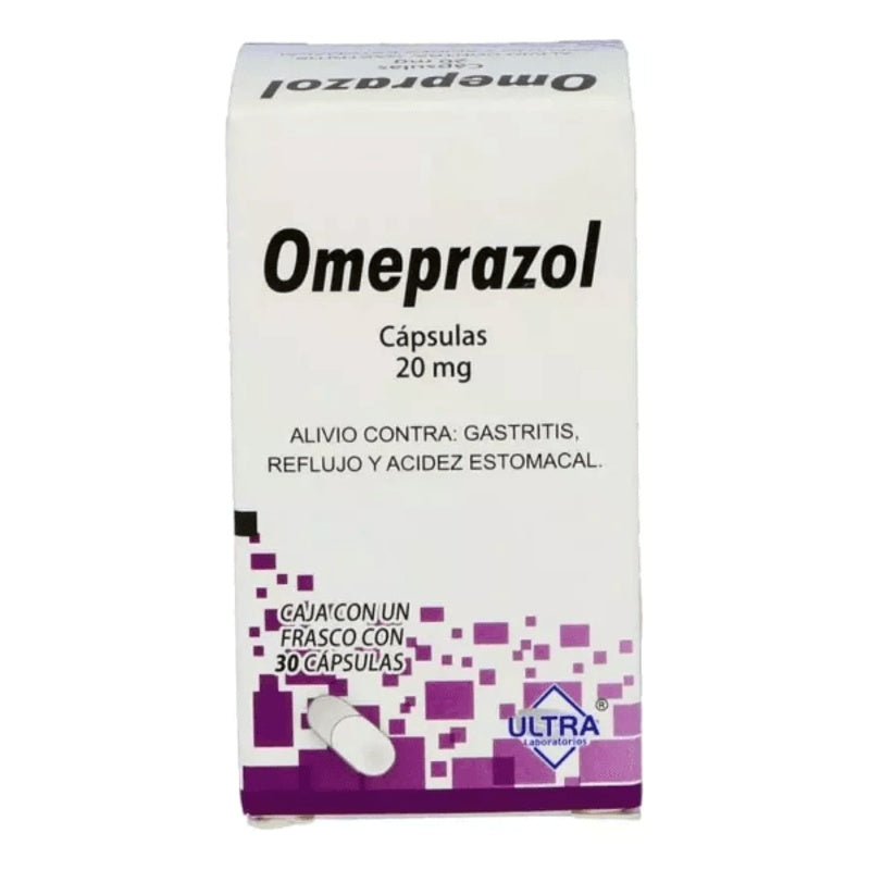 Omeprazol 20 Mg Con 30 Capsulas Avivia