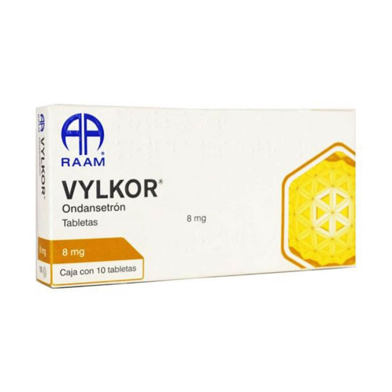 Ondansetron 8 Mg Con 10 Tabletas Vylkor