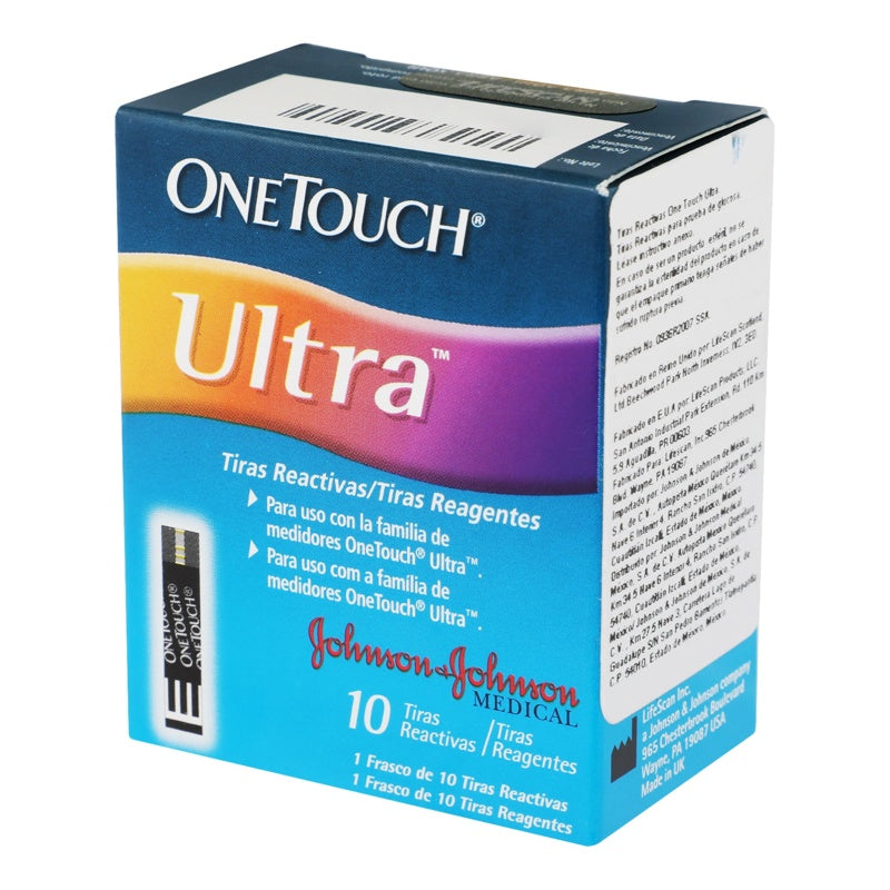 One Touch Ultra 10 Tiras Reactivas