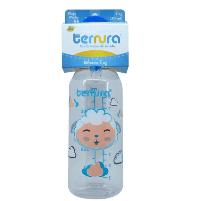 Biberón Ternura Con Mamila Caritas 8 Oz 7501026411229
