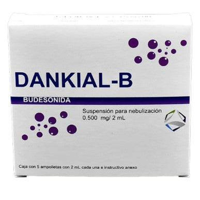 Budesonida 500 Mg  2 Ml 2 Ml 5 Ampulas Dankial B 7502256040524