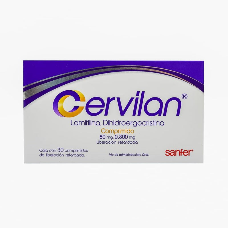 Cervilan 80  0.80 Mg Con 30 Grageas 7501165007192