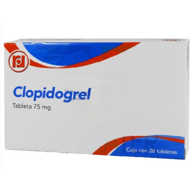 Clopidogrel 75 Mg Con 28 Tabletas Randall 7501563381139