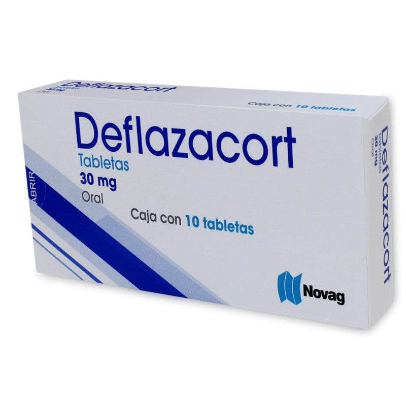 Deflazacort 30 Mg Con Tabletas Con 10 7501075726091