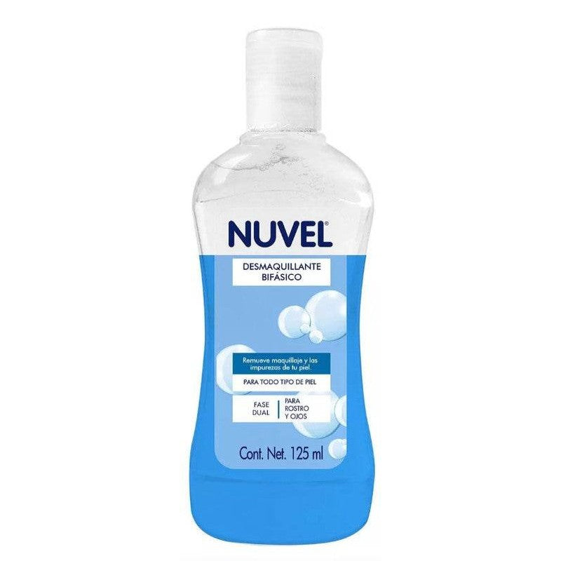 Desmaquillante Nuvel Bifásico Rostro  Ojo 125 Ml 7501082721294