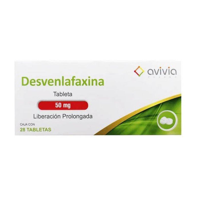Desvenlafaxina 100 Mg Con 28 Tabletas Avivia 7503049078137