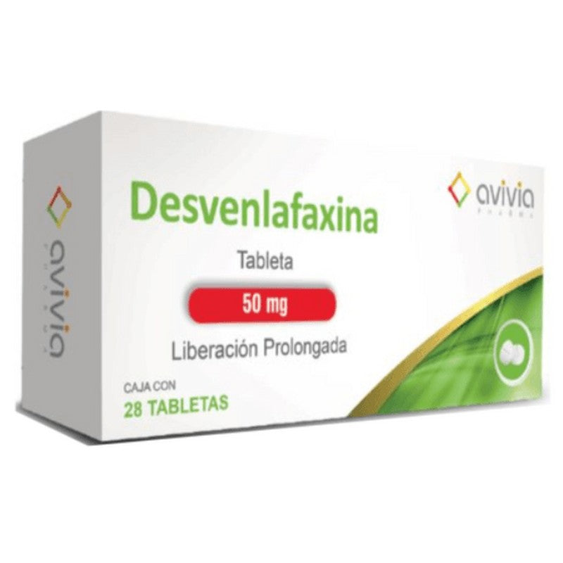 Desvenlafaxina 50 Mg Con 28 Tabletas Avivia 7503049078113