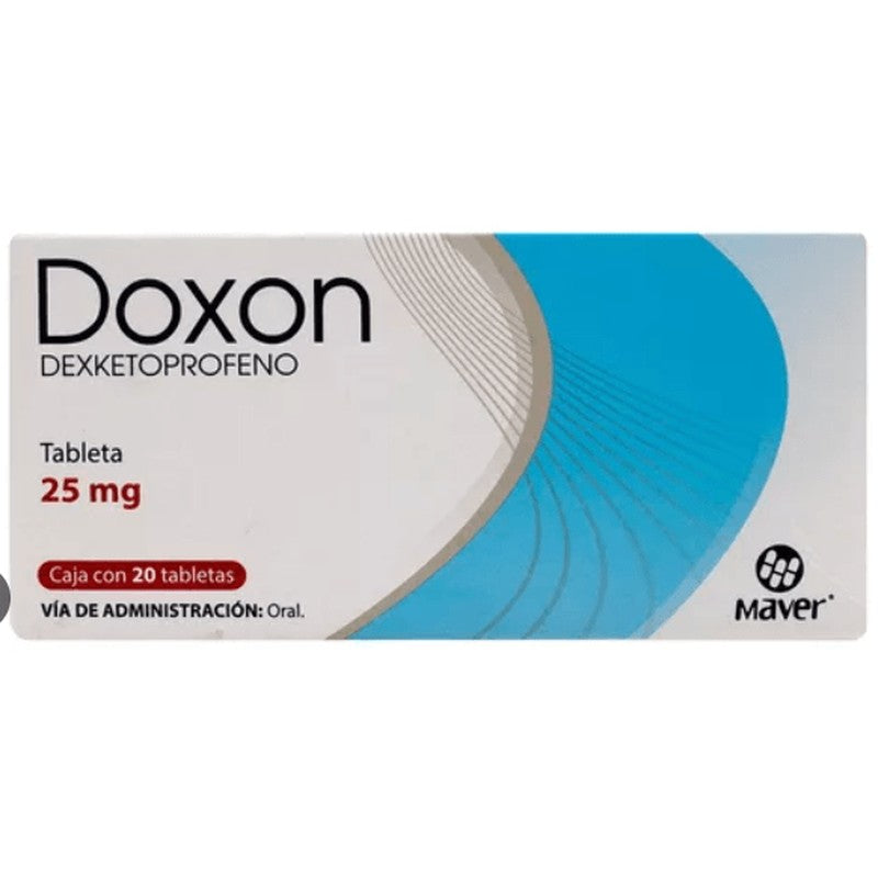 Dexketoprofeno 25 Mg Con 20 Capsulas Doxon 7502009748844