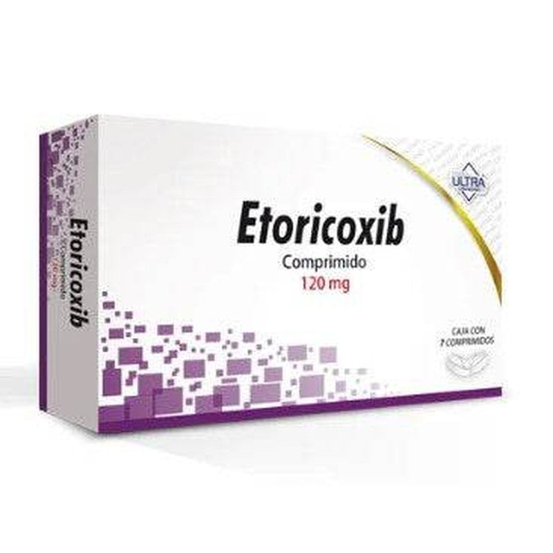 Etoricoxib 120 Mg Con 7 Comprimidos Ultra 7502216807464