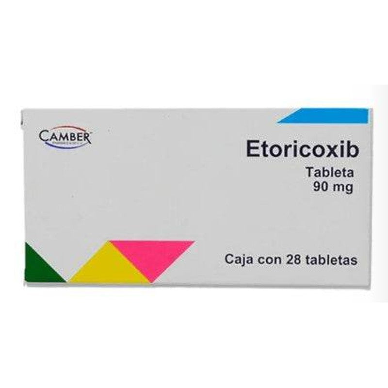 Etoricoxib 90 Mg Con 28 Tabletas Camber 7506442700582