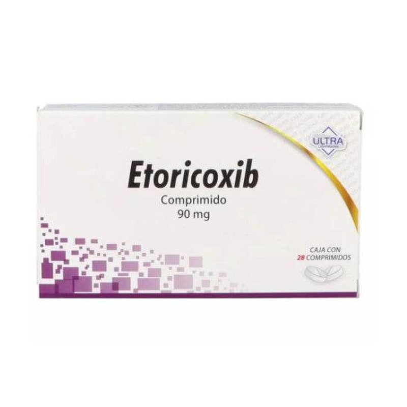 Etoricoxib 90 Mg Con 28 Tabletas Ultra 7502216807648