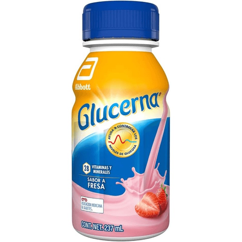 Glucerna Sr Fresa 237 Ml Solución Suplemento Alimenticio 7501033956140