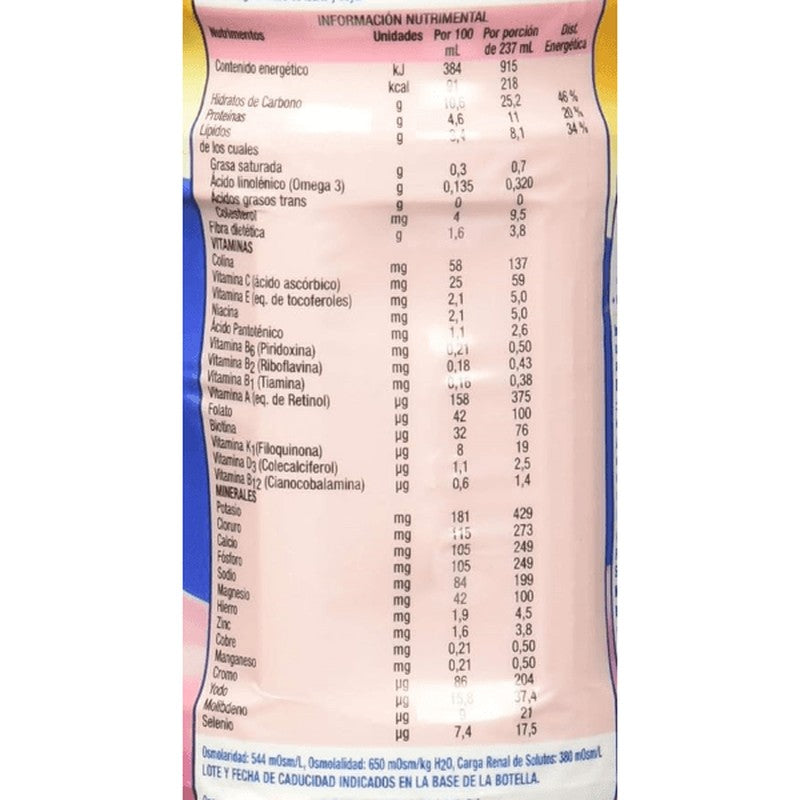 Glucerna Sr Fresa 237 Ml Solución Suplemento Alimenticio 7501033956140, 3