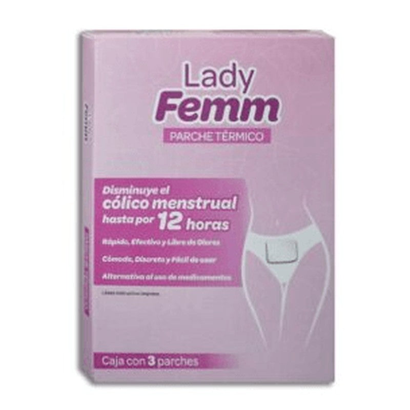 Lady Fem 3 Parches Terimicos 7502009747076
