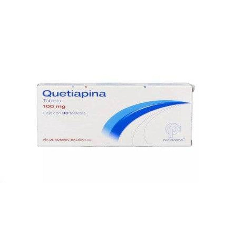 Quetiapina 100 Mg Con 30 Tabletas Alpharma 7501384545680