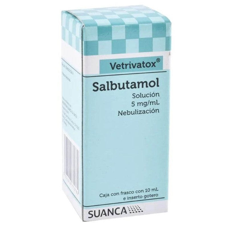 Salbutamol 5 Mg  Ml 10 Ml Solución Neb Vetrivatox 7503002772782