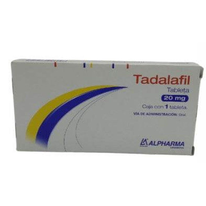 Tadalafil 20 Mg Con 1 Tabletas Alpharma 7502226296098
