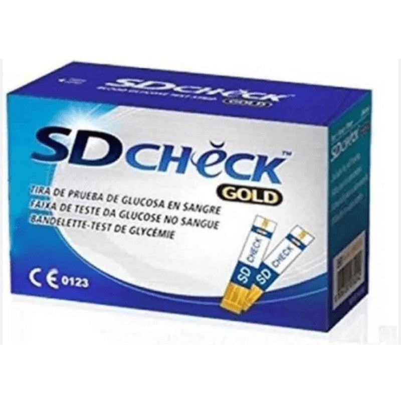 Tiras Reactivas Sd Check Gold 50 Piezas 8809319390022