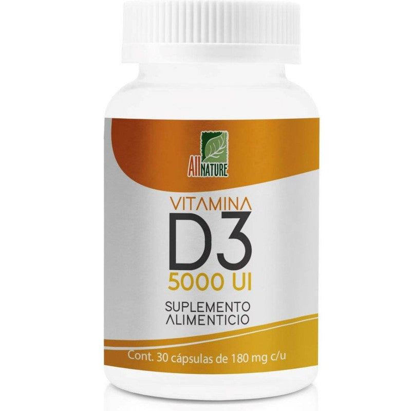 Vitamina D3 5000Ui 30 Capsulas Natural 7506531000005