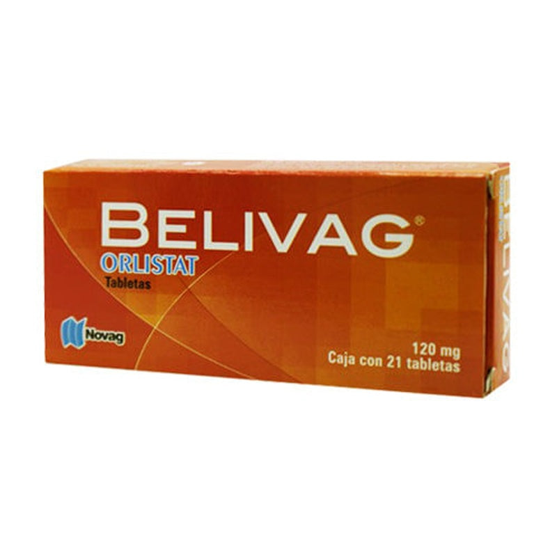Orlistat 120 Mg Con 21 Tabletas Belivag