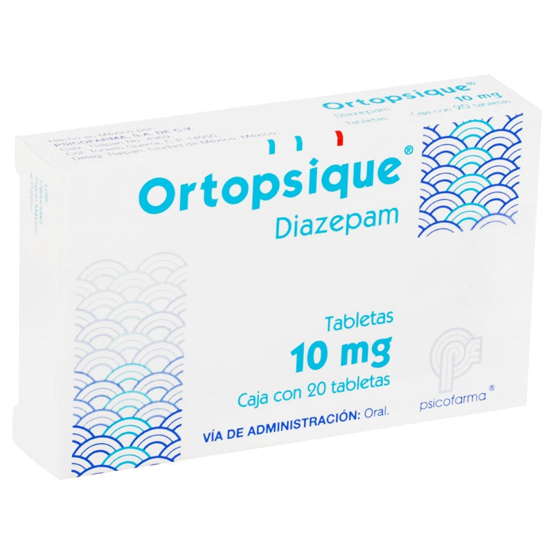 Ortopsique 10 Mg Con 20 Tabletas